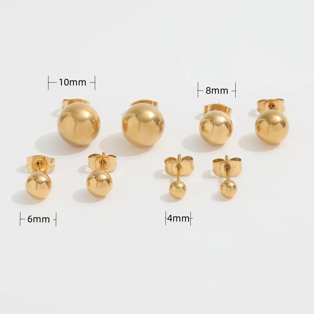 Dainty ball studs