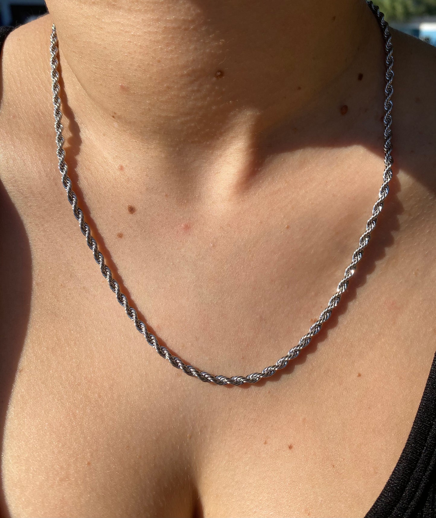 Silver single chains