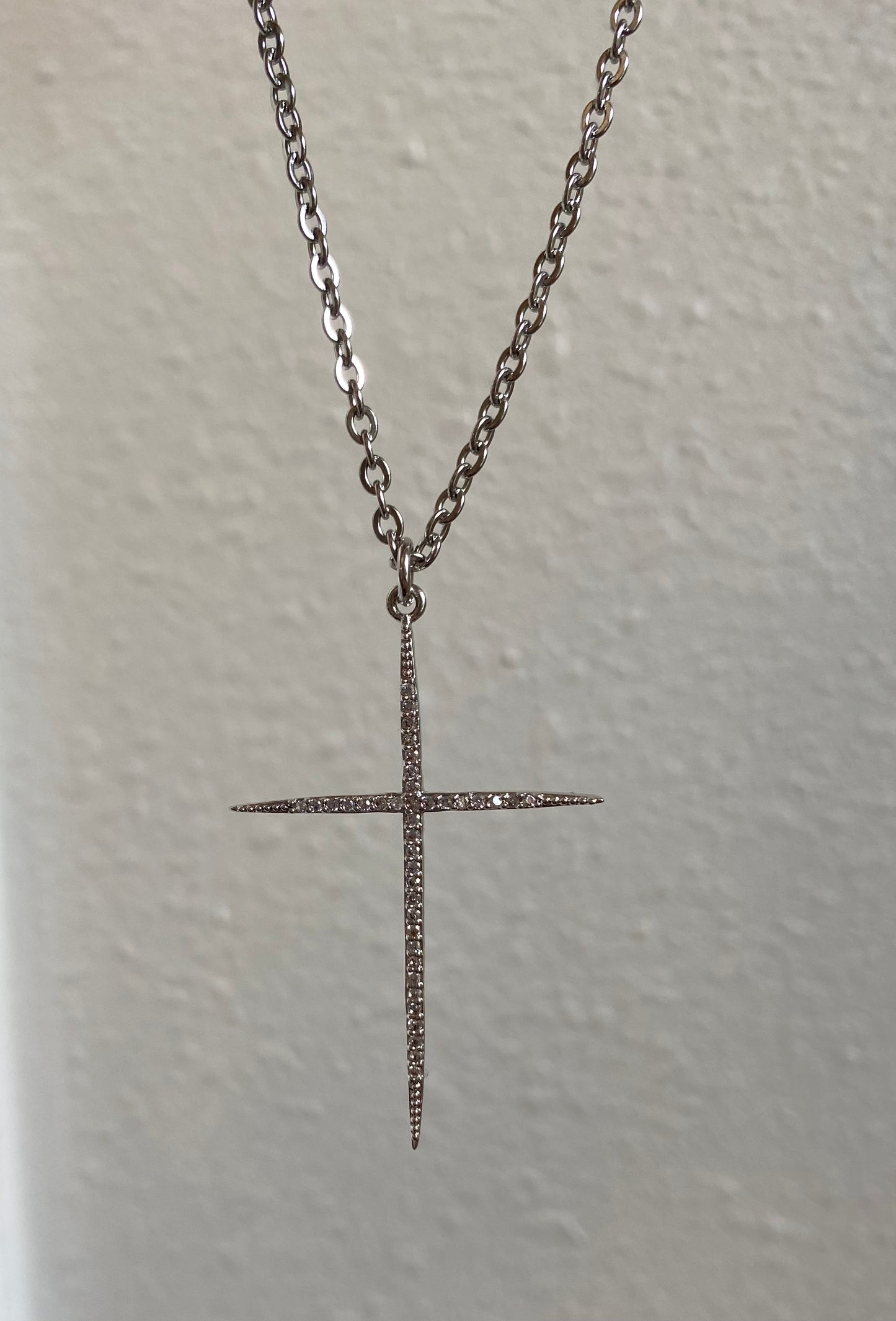 Big cross necklace