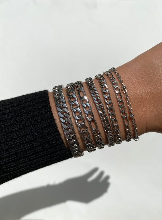 Silver bracelets