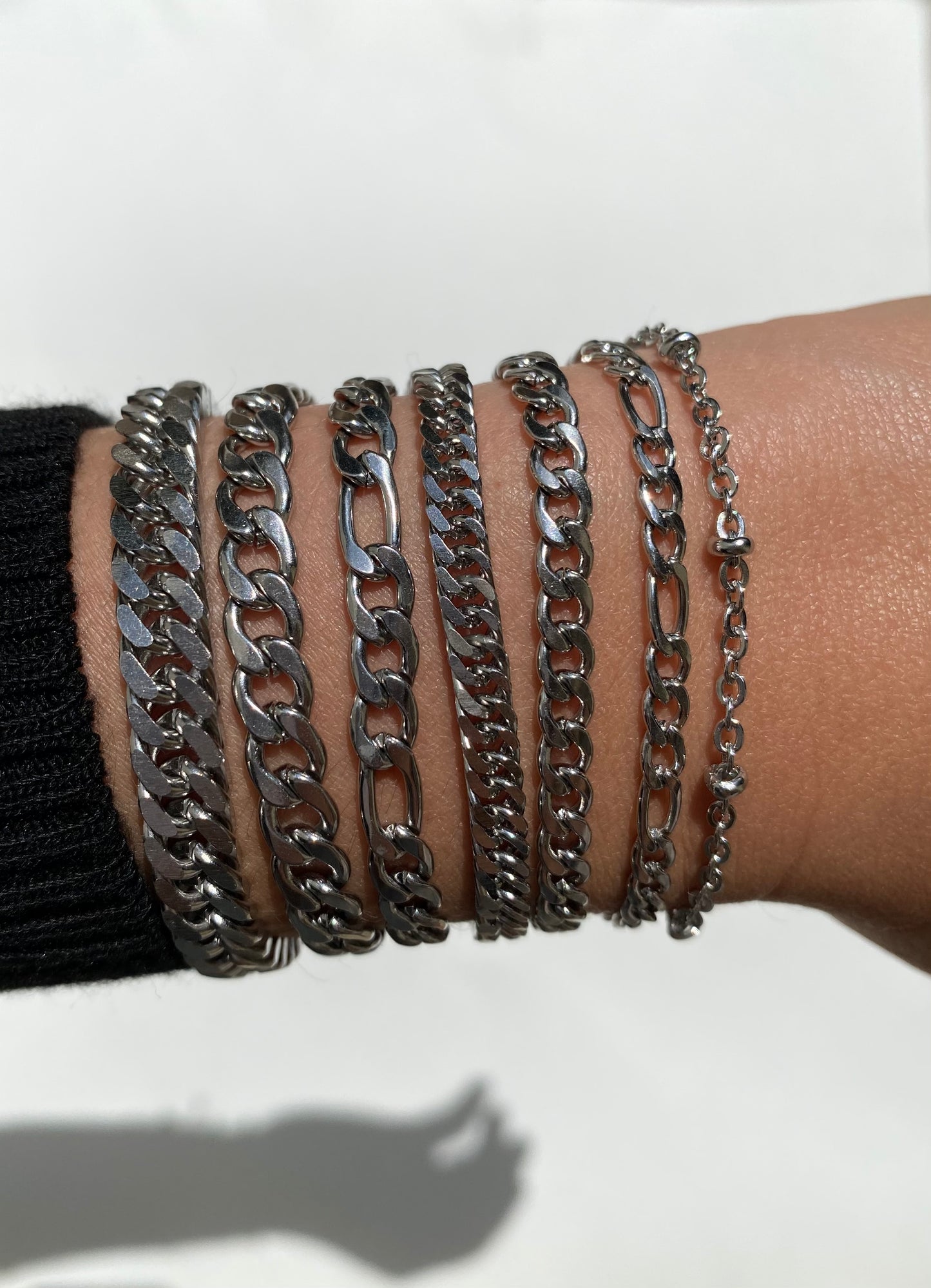 Silver bracelets