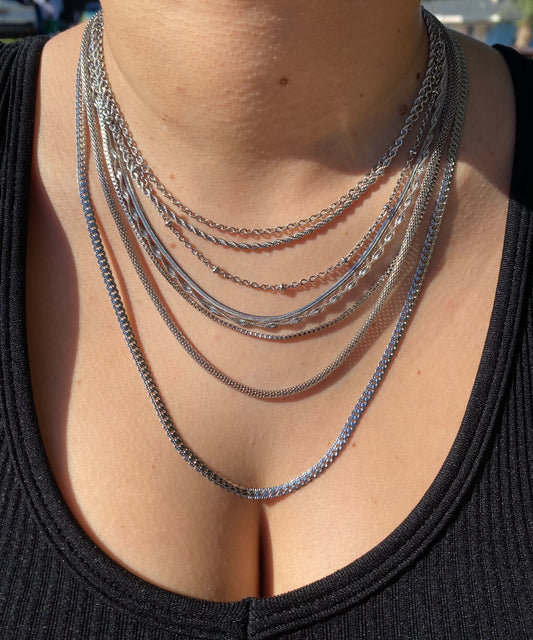 Silver single chains