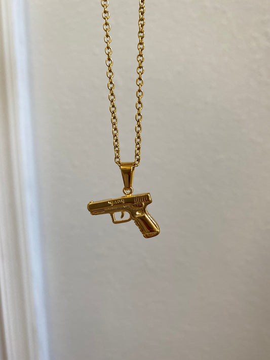 Gold gun