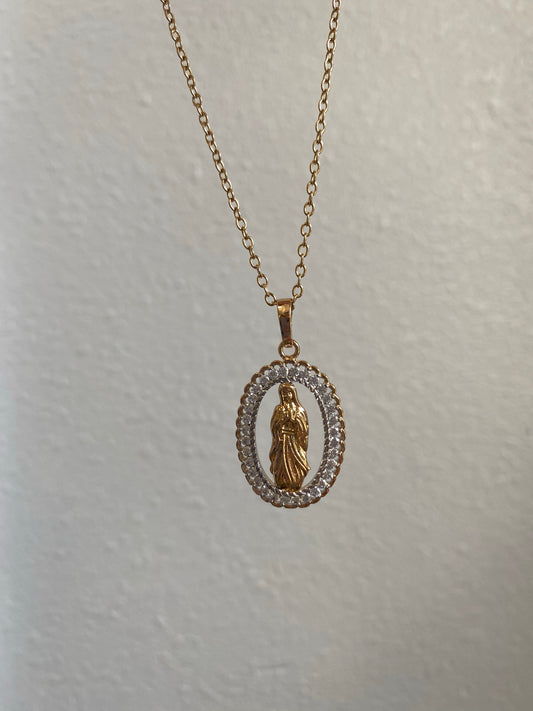 La Virgen Maria necklace