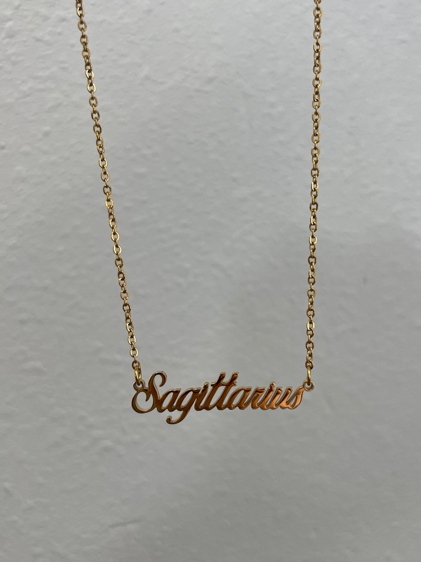 Zodiac sign necklace