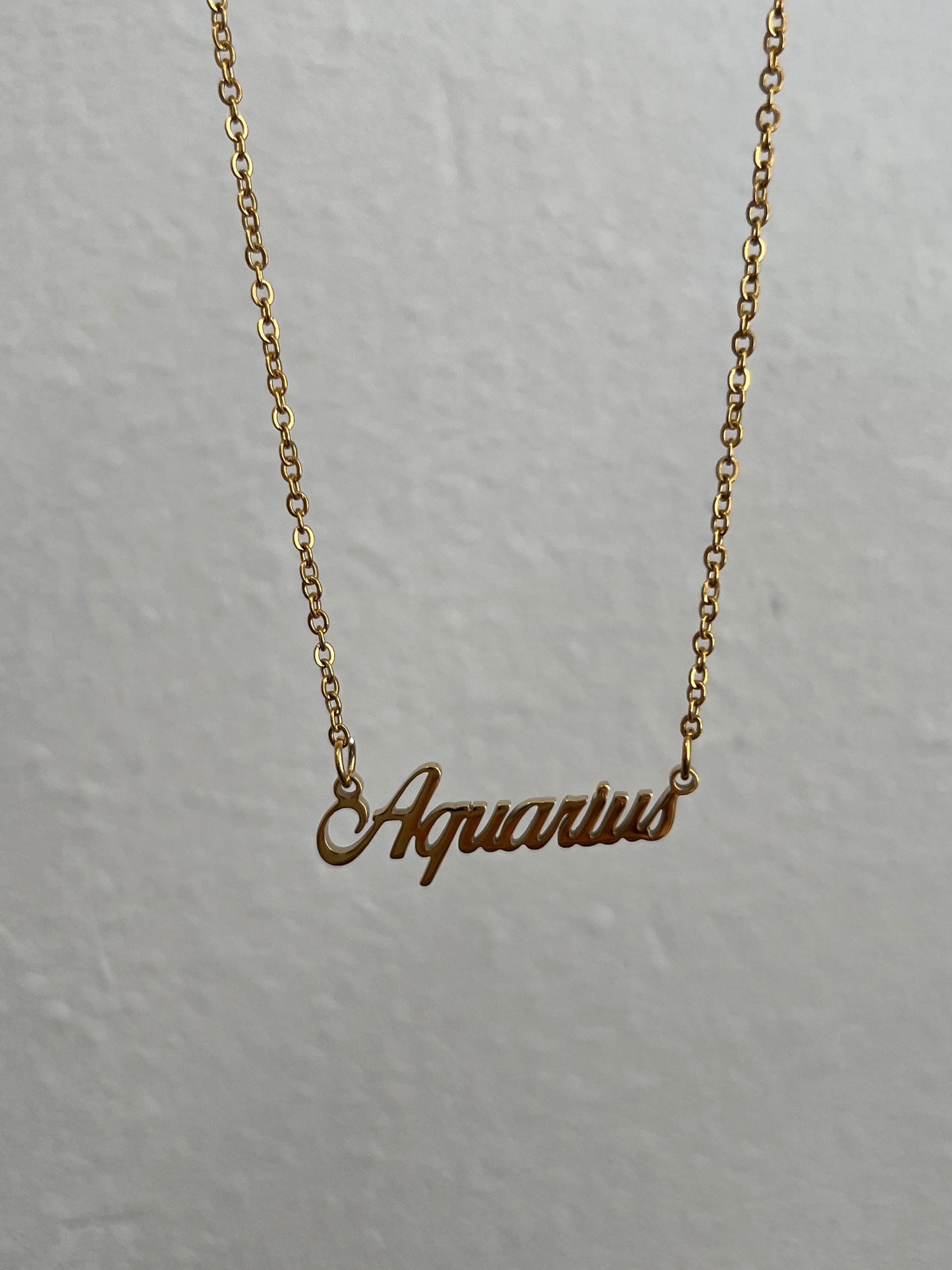 Zodiac sign necklace