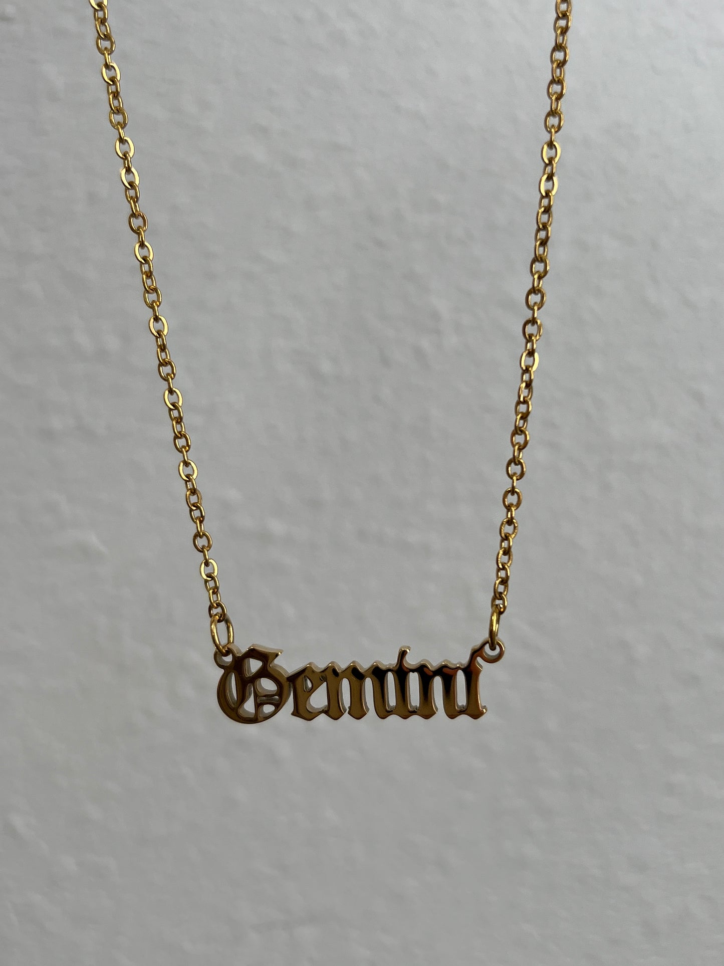 Zodiac sign necklace