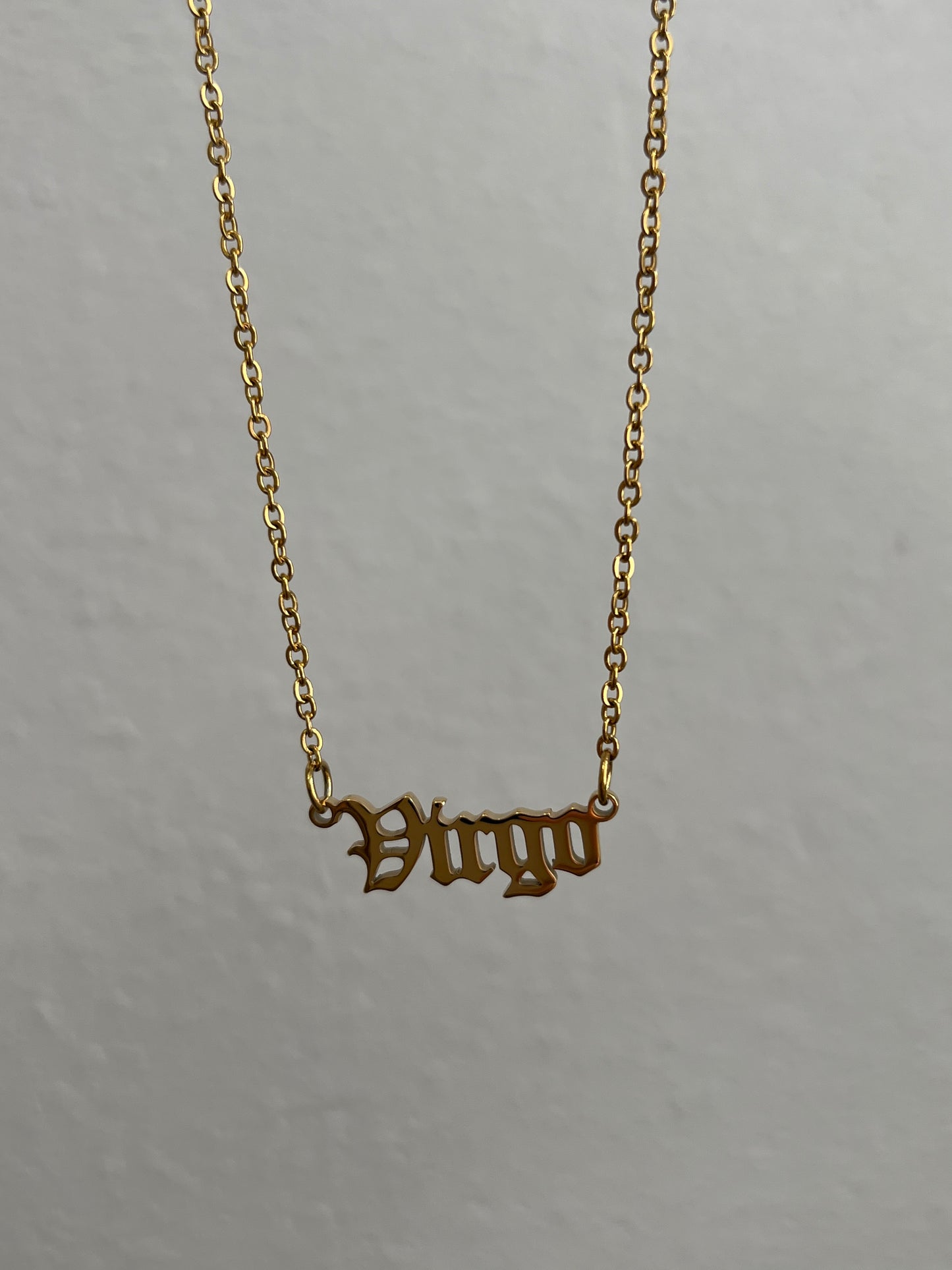 Zodiac sign necklace