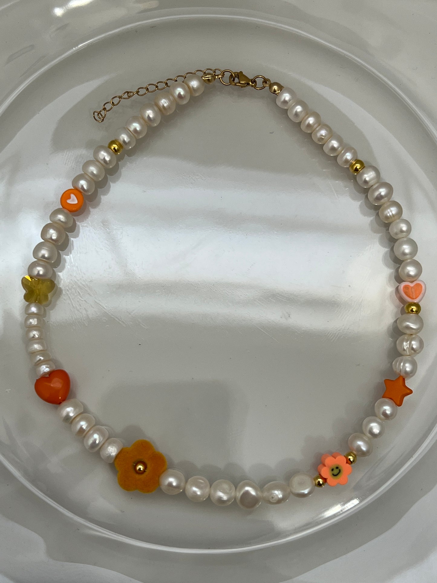 Naranja pearl necklace