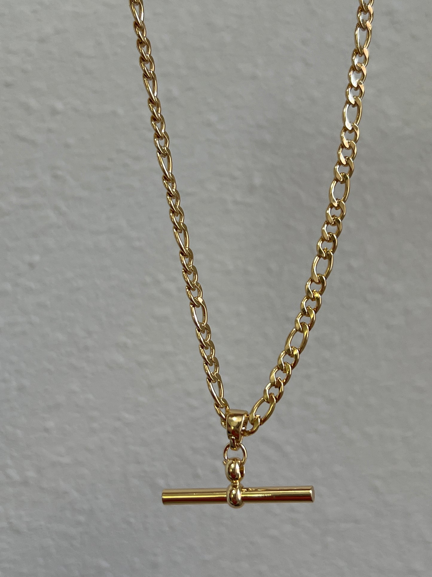 T bar necklace