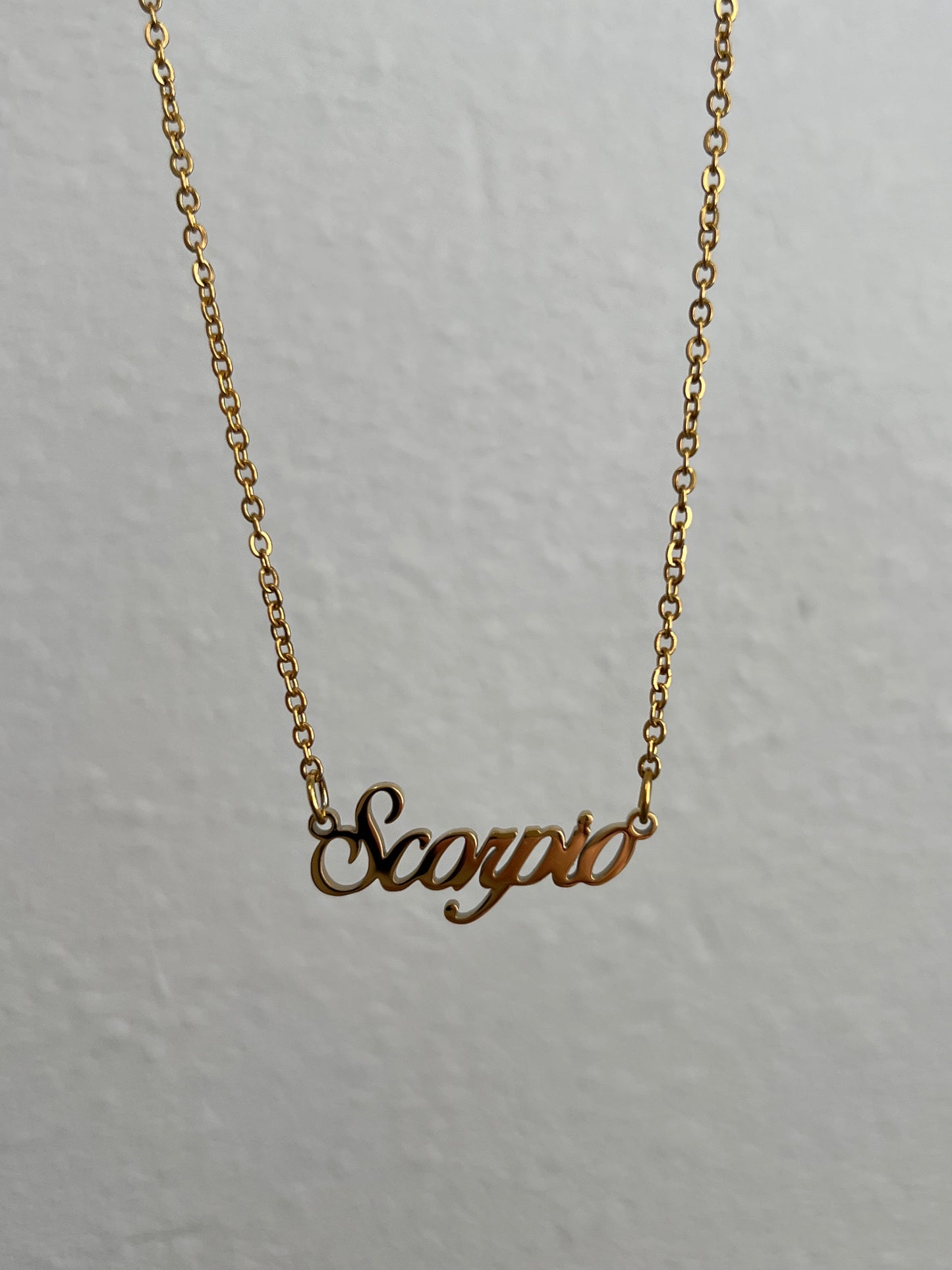 Zodiac sign necklace